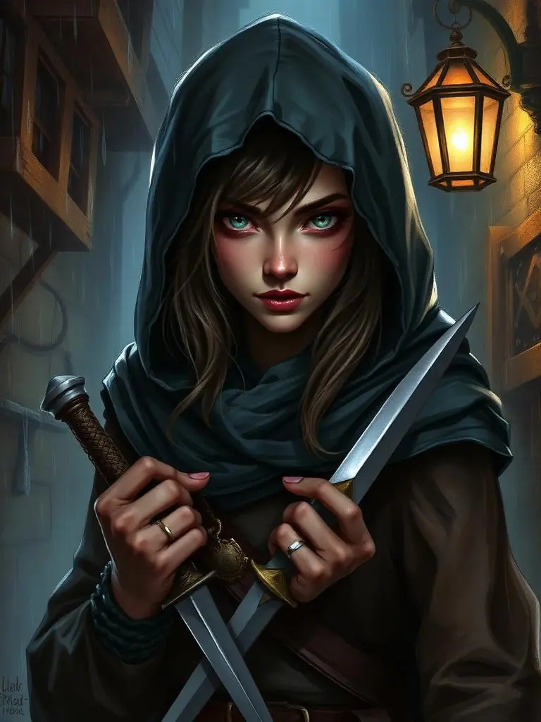 Human rogue in hood