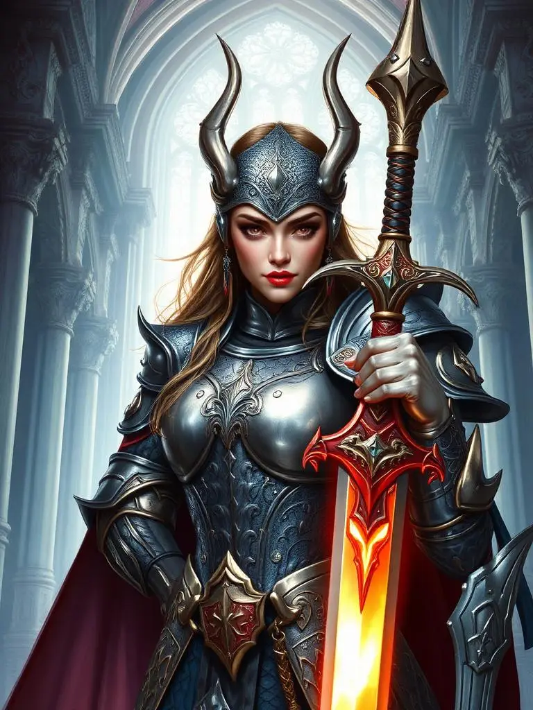 Dragonborn paladin with greatsword