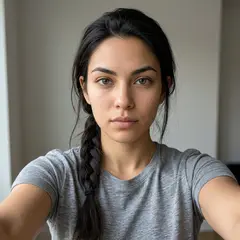 Modern selfie version of the Orc Barbarian portrait