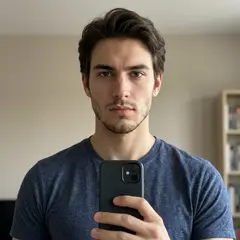 Modern selfie version of the Dragonborn Sorcerer portrait