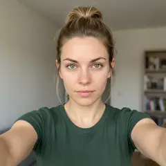 Modern selfie version of the Orc Fighter portrait